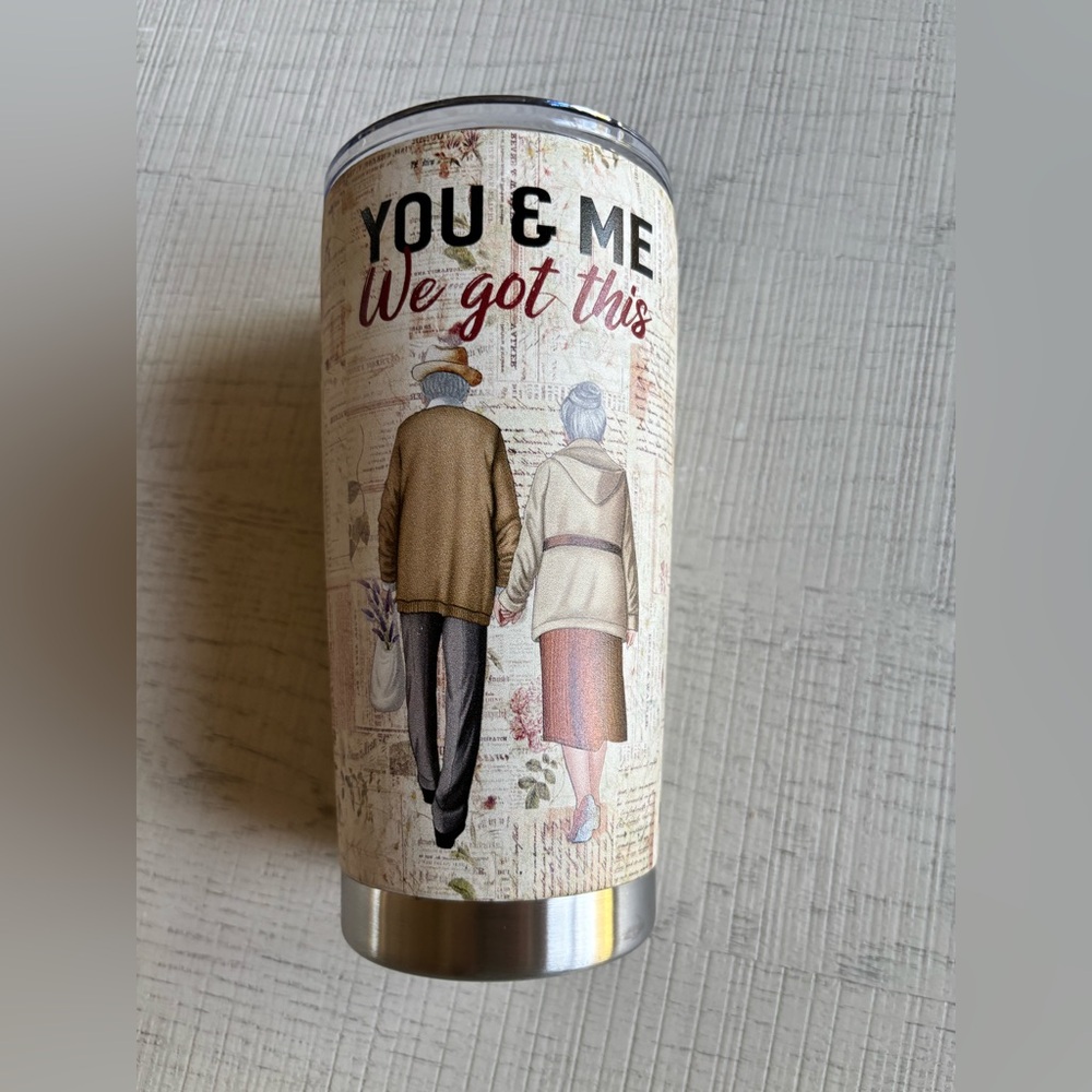 Romantic “You & Me – We Got This” Insulated Tumbler